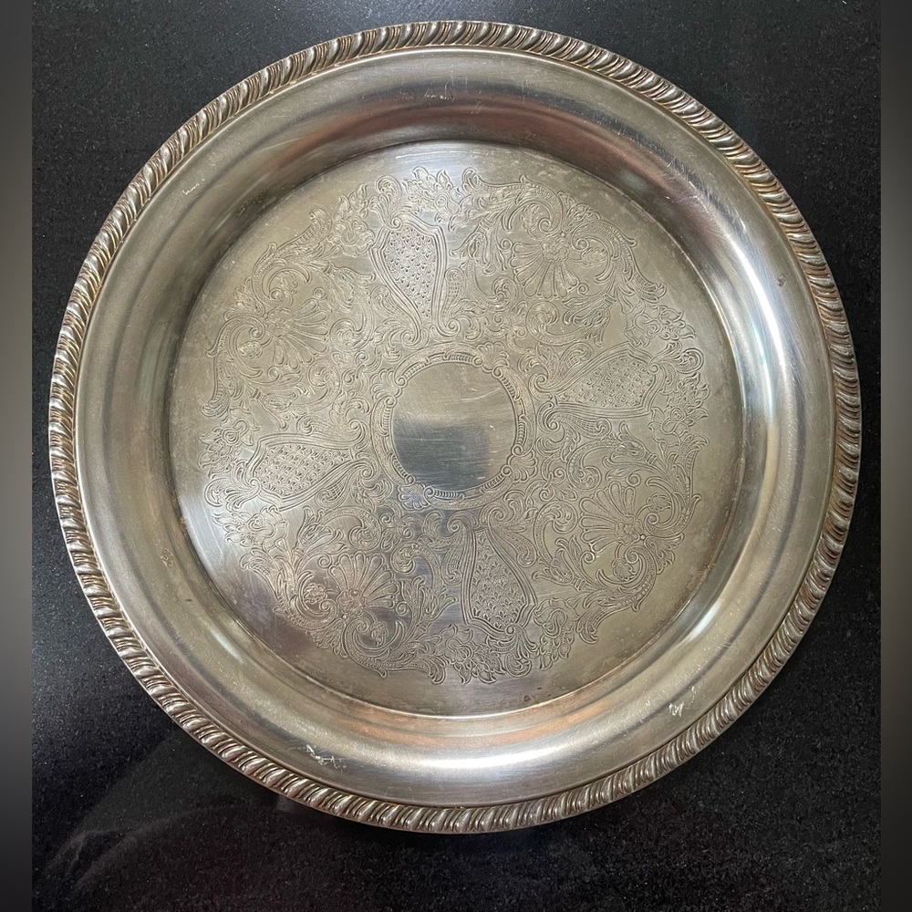 Vintage Silver-Plated Platter